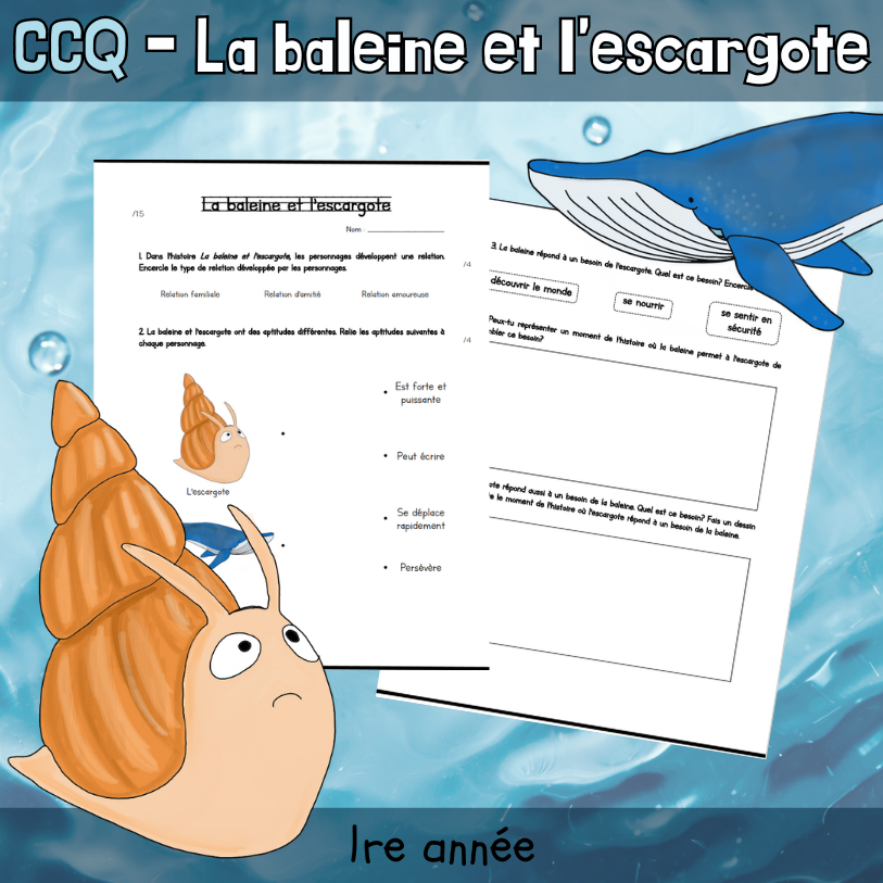 CCQ - La baleine et l'escargote (1re)