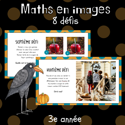 Maths par l'image - Halloween (3e)