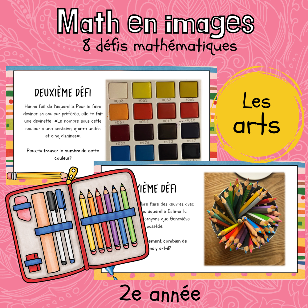 Maths par l'image - Les arts (2e)