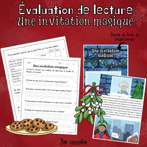 Évaluation lecture - Une invitation magique (3e)