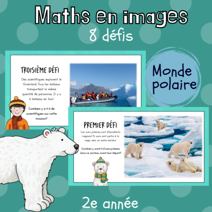 Maths par l'image - Monde polaire (2e)