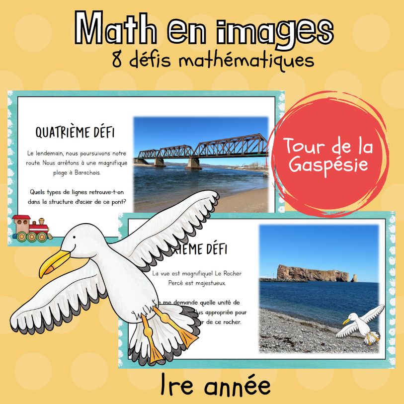 Maths par l'image - Tour de la Gaspésie (1re)