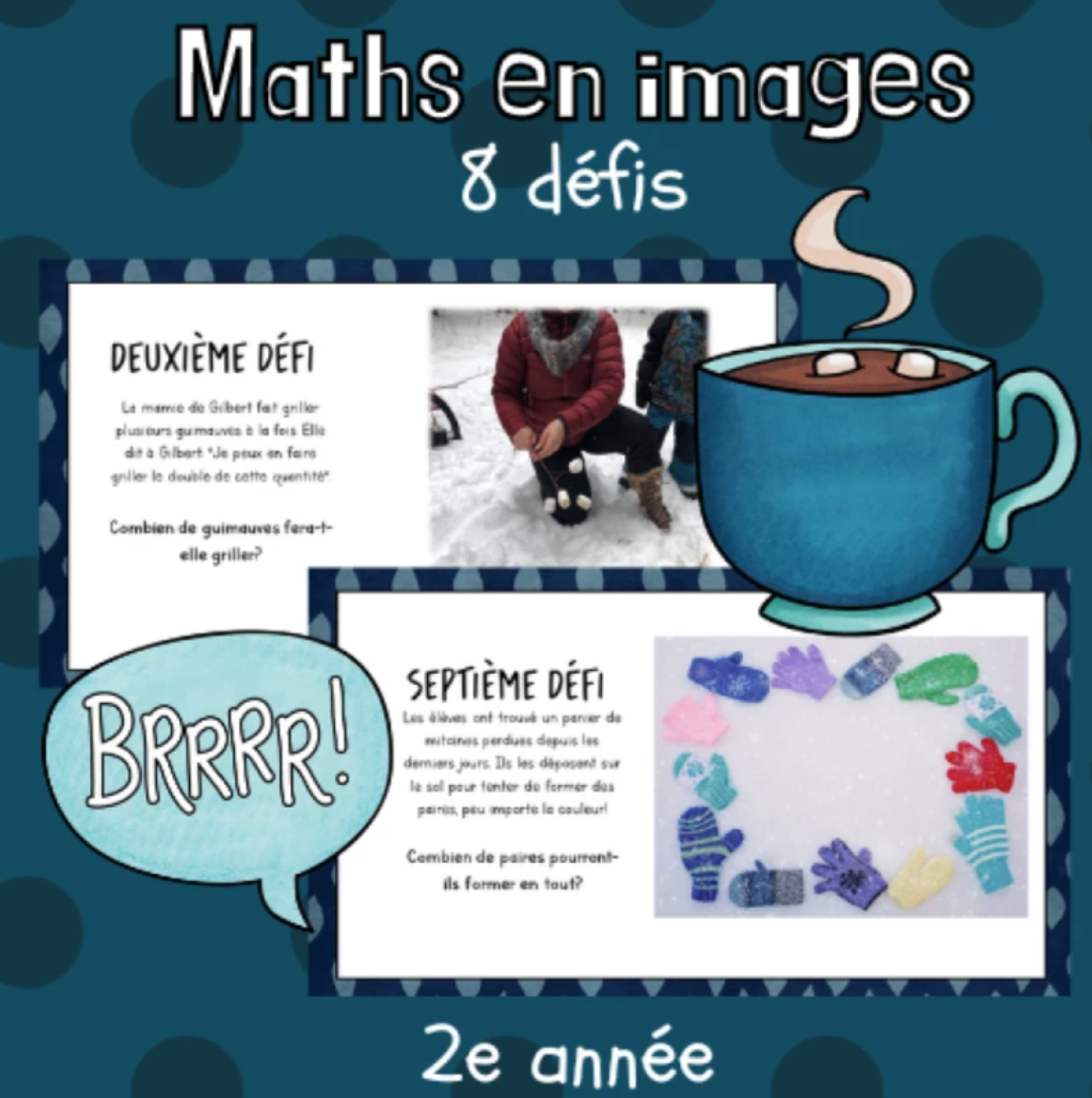 Maths par l'image - Hiver (2e)