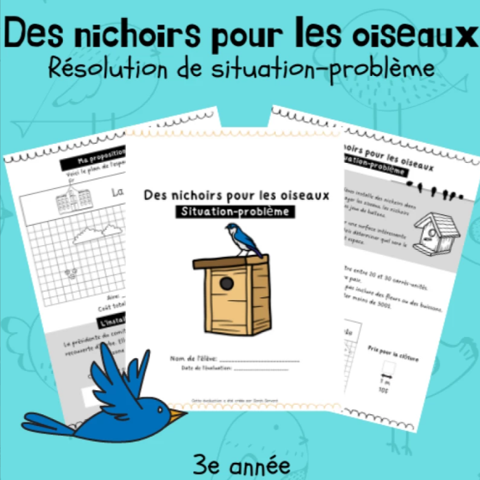 Situation-problème - Les nichoirs (3e)