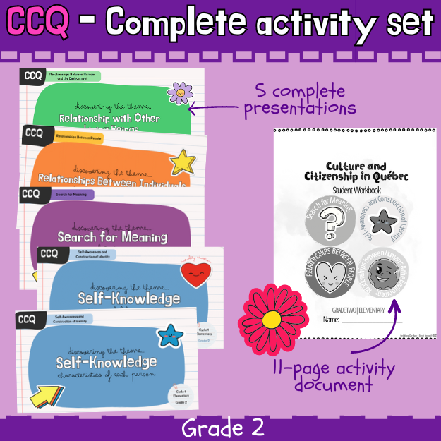 CCQ - Complete activity set (Grade 2) (English version)