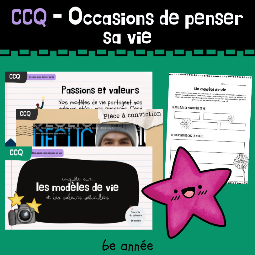 CCQ - Enquête - Modèles de vie (6e)