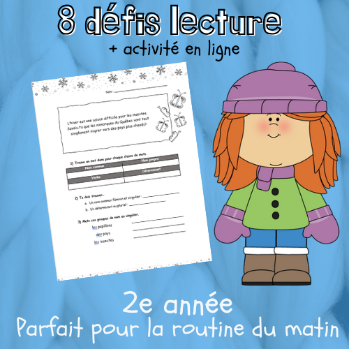 Lecture au quotidien - Hiver (2e)