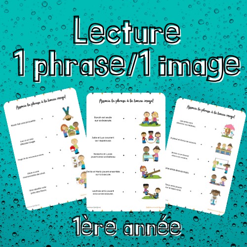 Lecture - Association de phrases et d'images