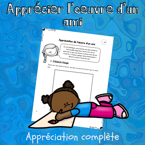 Apprécier l'oeuvre d'un ami - Arts plastiques