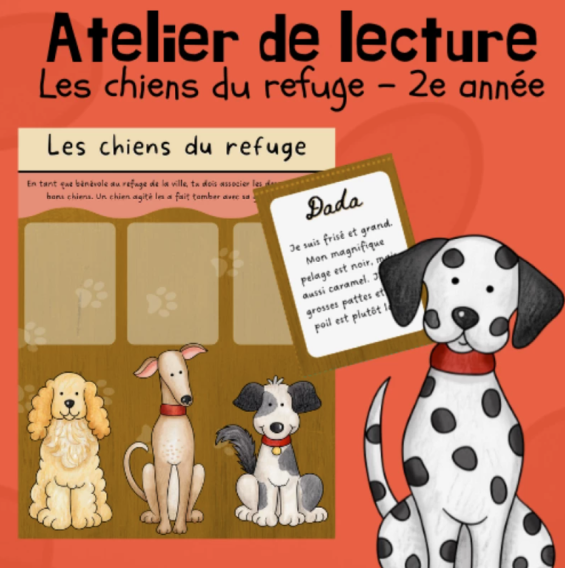 Atelier de lecture - Les chiens du refuge (2e)