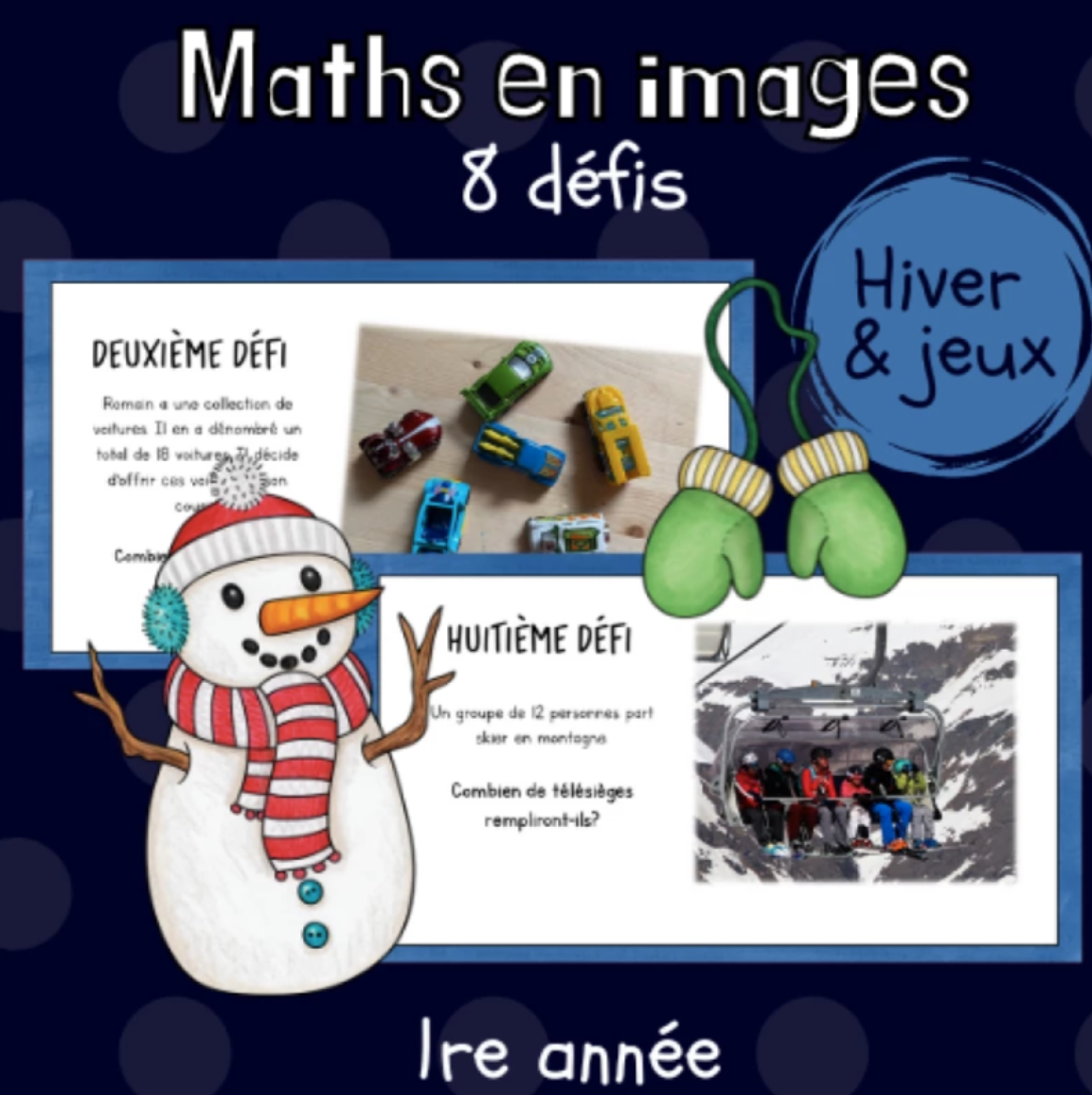 Maths par l'image - Hiver (1re)
