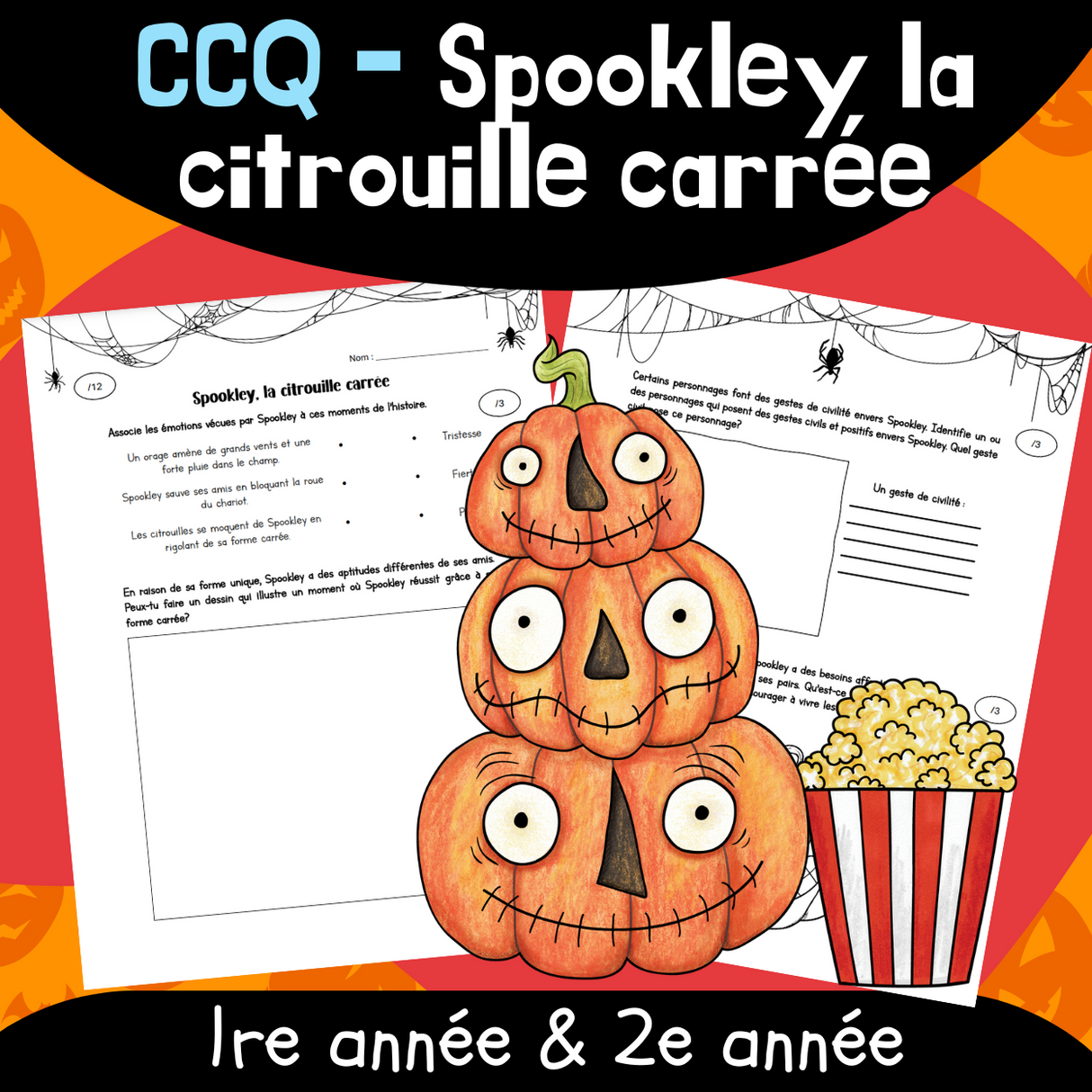 CCQ - Spookley la citrouille carrée