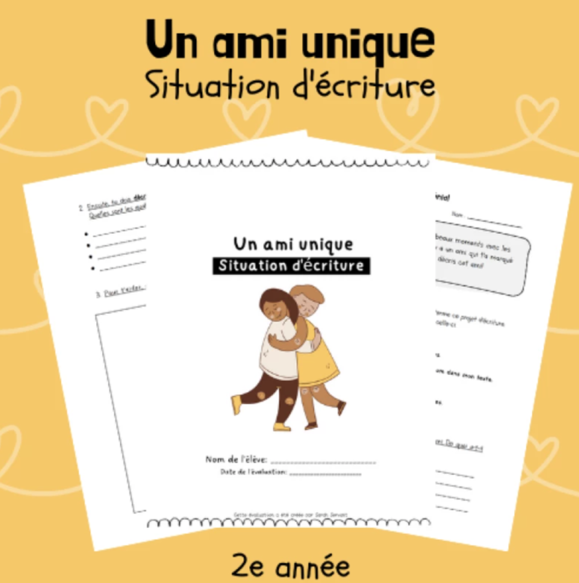 Situation d'écriture - Un ami unique