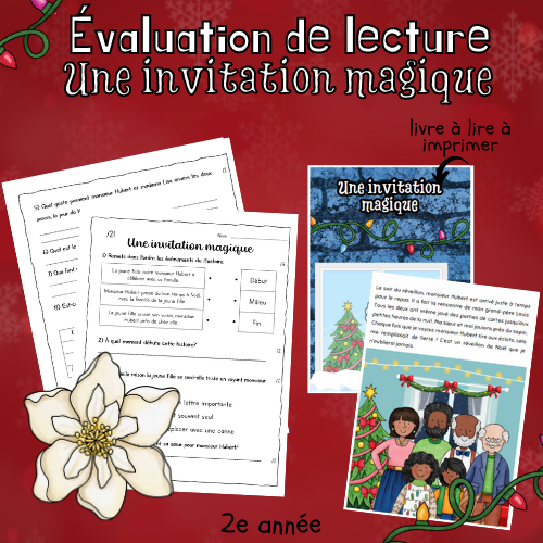 Évaluation lecture - Une invitation magique (2e)
