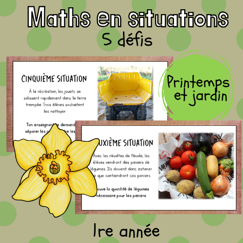 Maths en situation - Jardinage (1re)