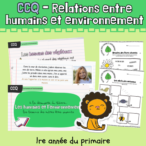 Thème 4 - Relations entre les humains et les êtres vivants