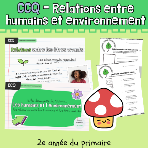 Thème 4 - Relations entre les humains et l'environnement