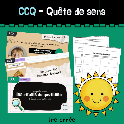 Enquête - Les rituels du quotidien