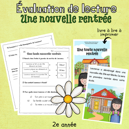 Évaluation - Une toute nouvelle rentrée