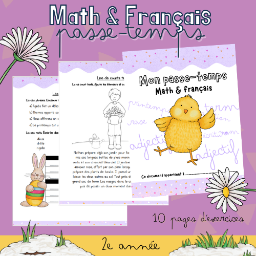 Document Passe-temps - Avril (2e)