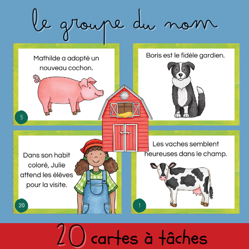 Cartes à tâches - Le groupe du nom