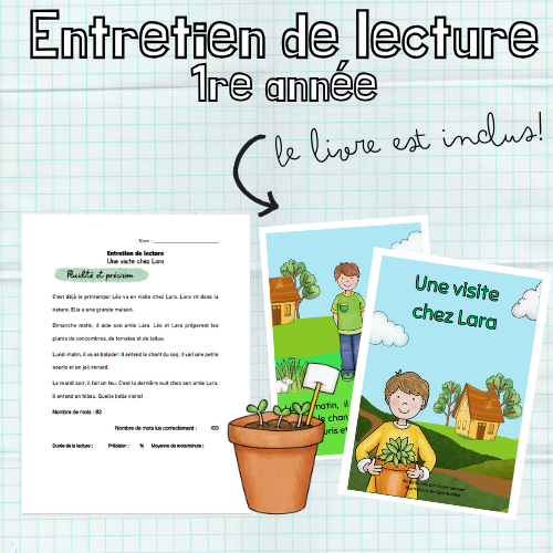 Entretien de lecture - Mars/Avril (1re)