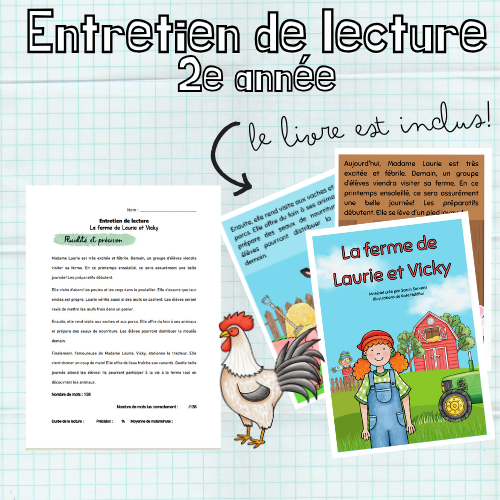 Entretien de lecture - La ferme de Laurie et Vicky
