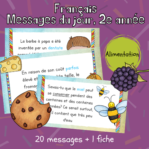 Messages du jour - Alimentation