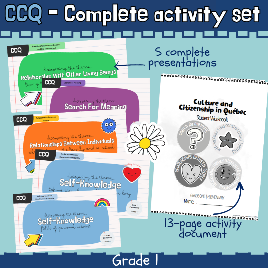 CCQ - Complete activity set (Grade 1) (English version)