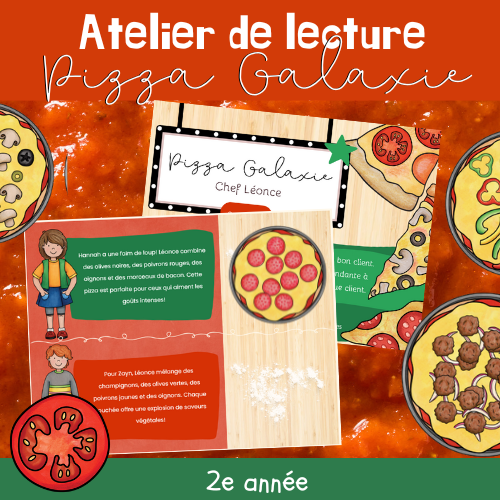 Atelier de lecture - La pizza Galaxie