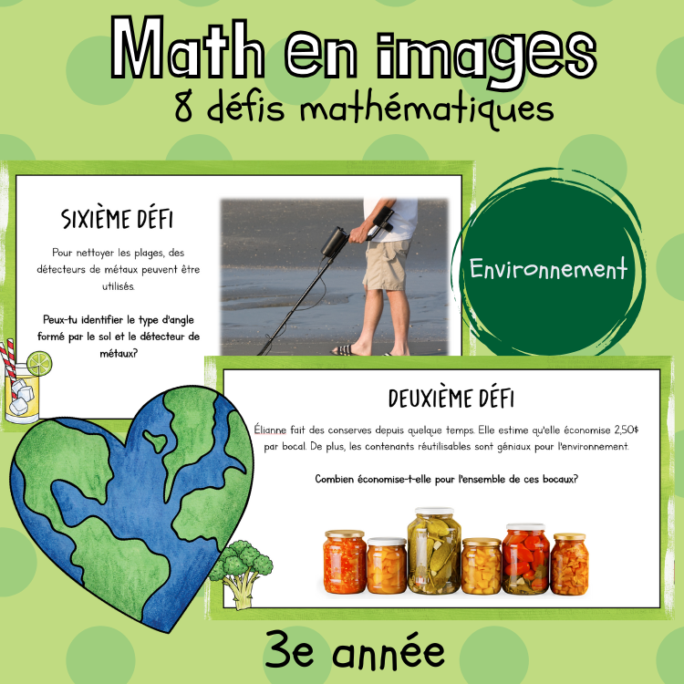 Maths par l'image - Environnement (3e)