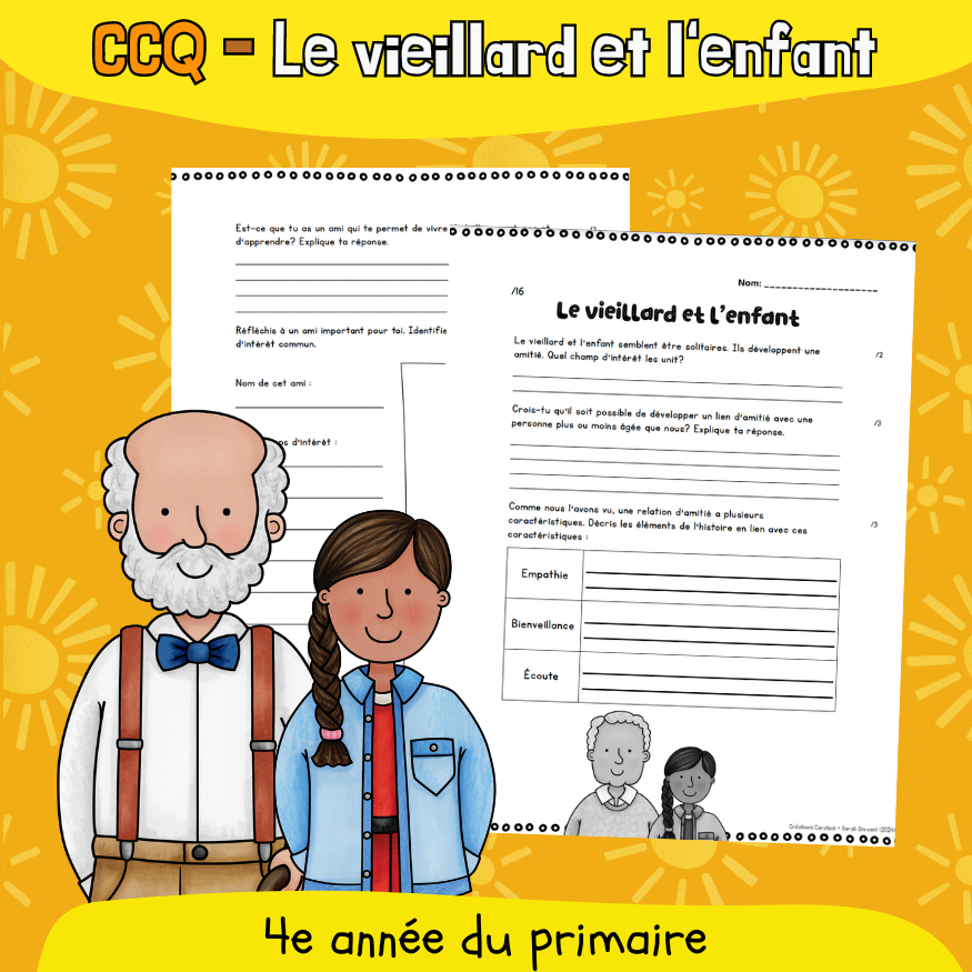 CCQ - Le vieillard et l'enfant (4e)