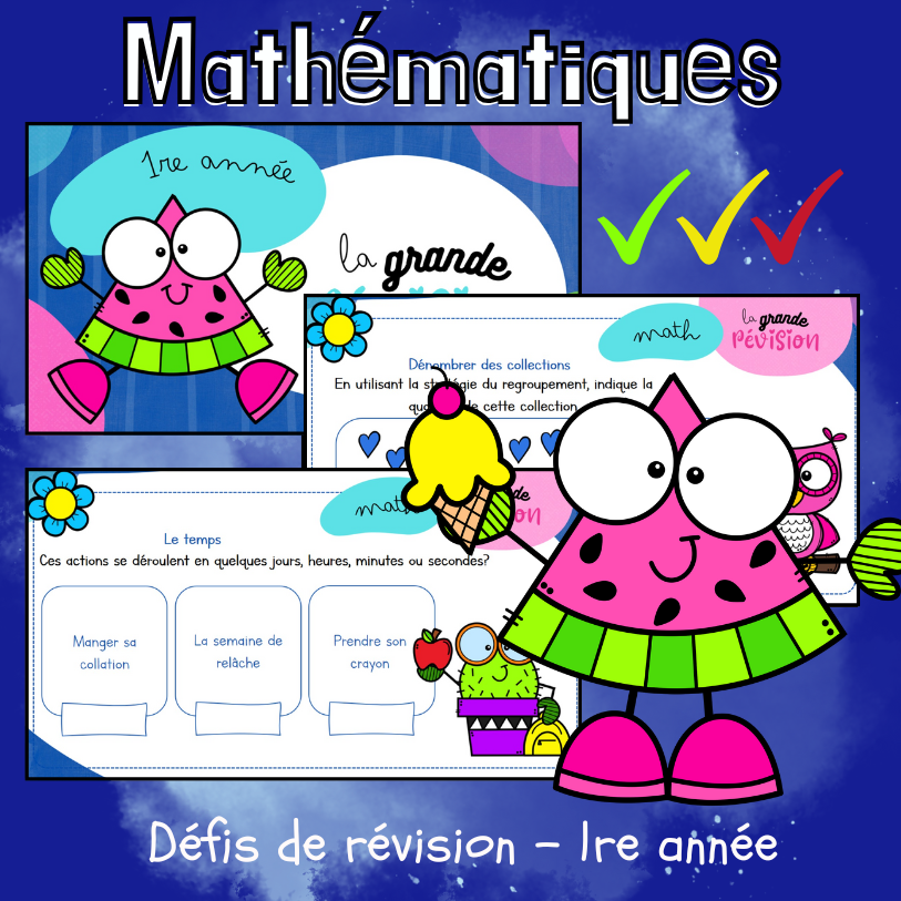 Révision - Défis TNI - Mathématiques, Progression des élèves (1re)