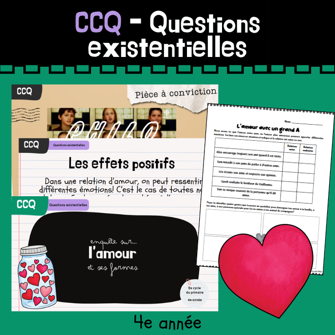 CCQ - Enquête - L'amour avec un grand A (4e)