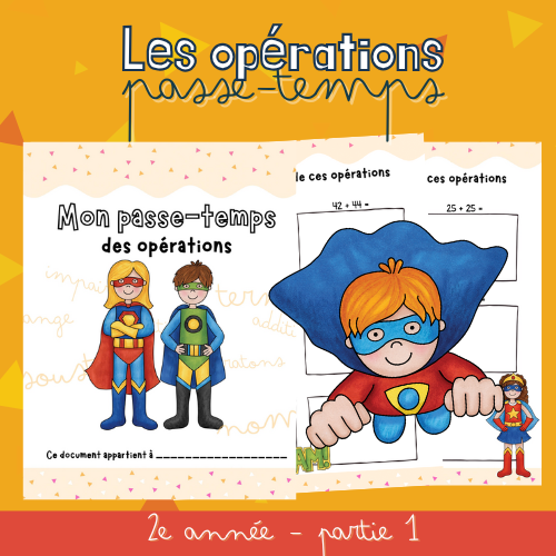 Document Passe-temps - Les opérations (2e) partie 1