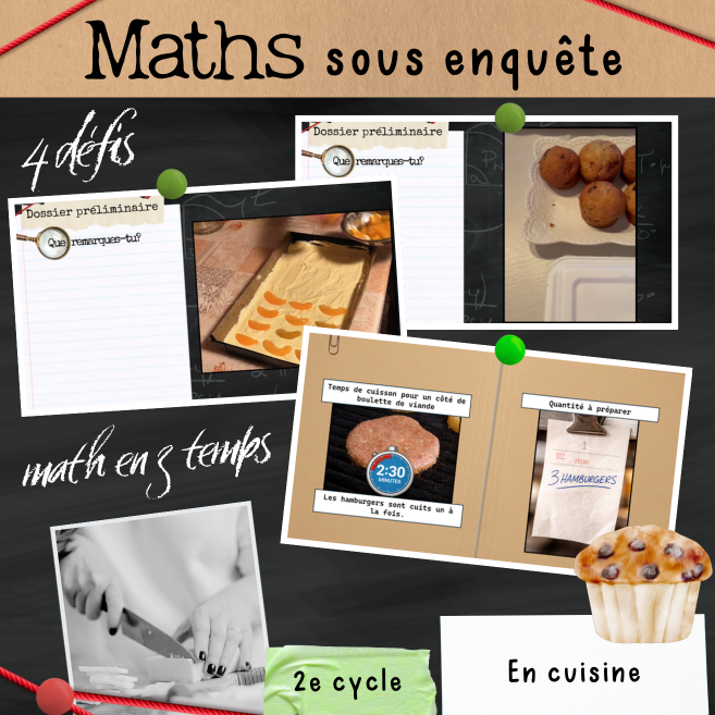Maths en 3 temps - En cuisine (2e cycle)