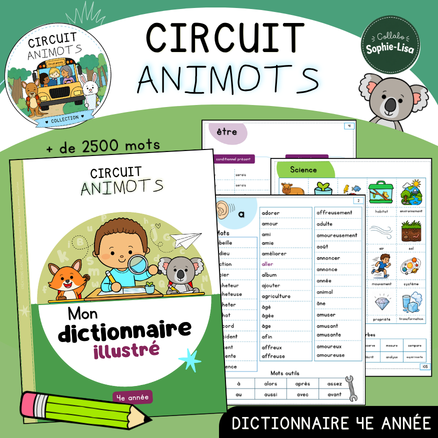Circuit Animots - Dictionnaire illustré (4e année)