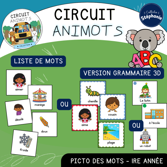 Circuit Animots - Picto des mots (1re)