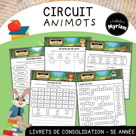 Circuit Animots - Livrets de consolidation (5e)