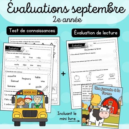 Évaluations - Septembre (2e)