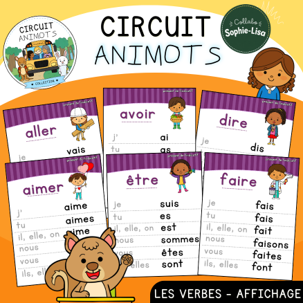 Circuit Animots - Verbes (affichage)