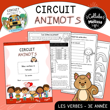 Circuit Animots - Les verbes (3e)