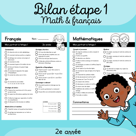 Bilan étape 1 - 2e année