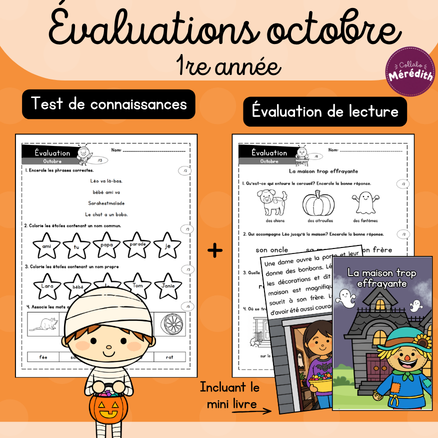 Évaluations - Octobre (1re)