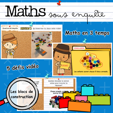 Maths en 3 temps - Les blocs (1er cycle)