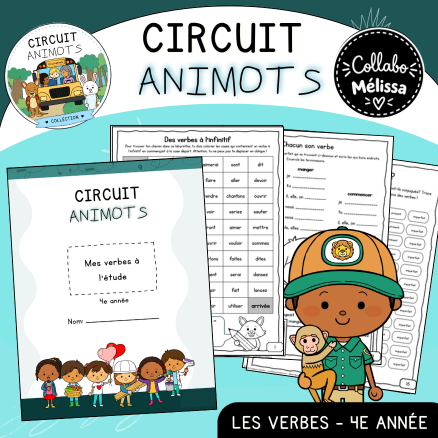 Circuit Animots - Les verbes (4e)
