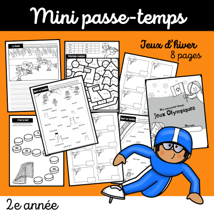 Mini passe-temps - Jeux d'hiver (2e)