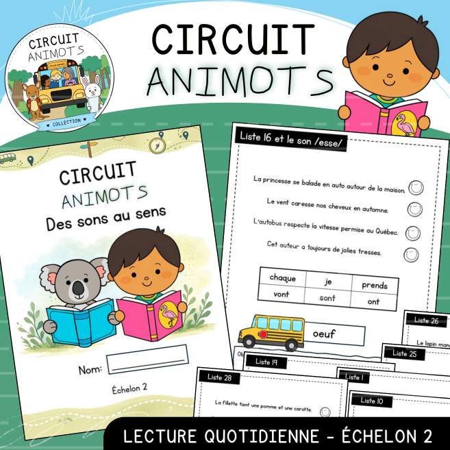 Circuit Animots - Des sons au sens - Échelon 2