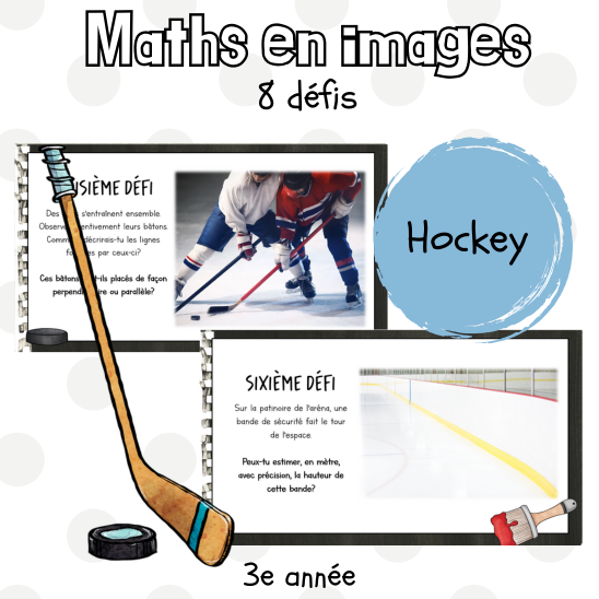 Maths par l'image - Le hockey (3e)