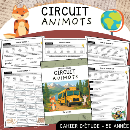 Circuit Animots - Cahier d'étude (5e)